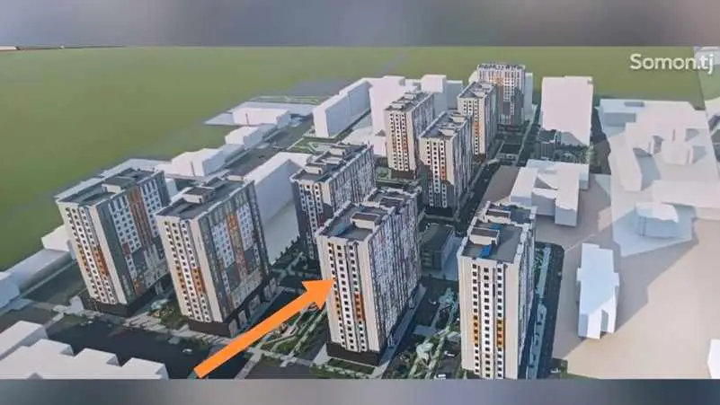 3-комн. квартира, 11 этаж, 108 м², Душанбе
