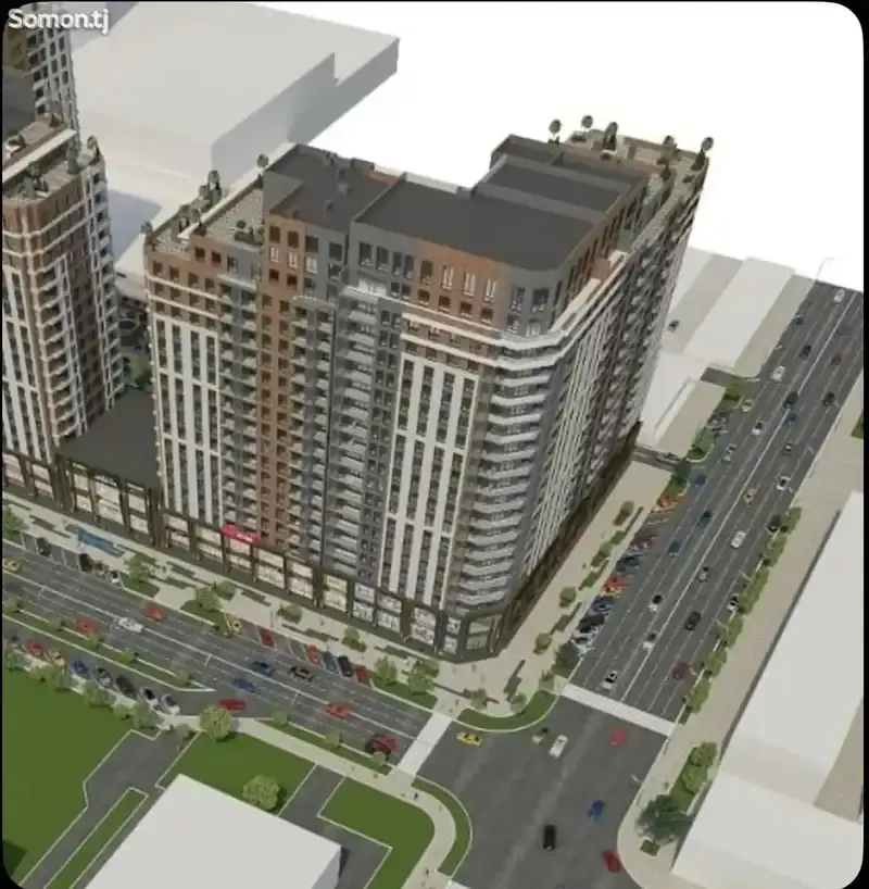 4-комн. квартира, 18 этаж, 132 м², Исмоили Сомони