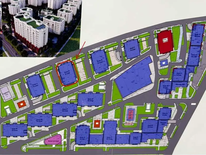 3-комн. квартира, 6 этаж, 127 м², Парк Истиклол