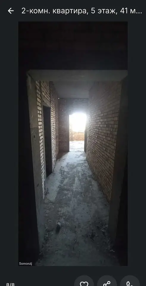 2-комн. квартира, 10 этаж, 46 м², Душанбе