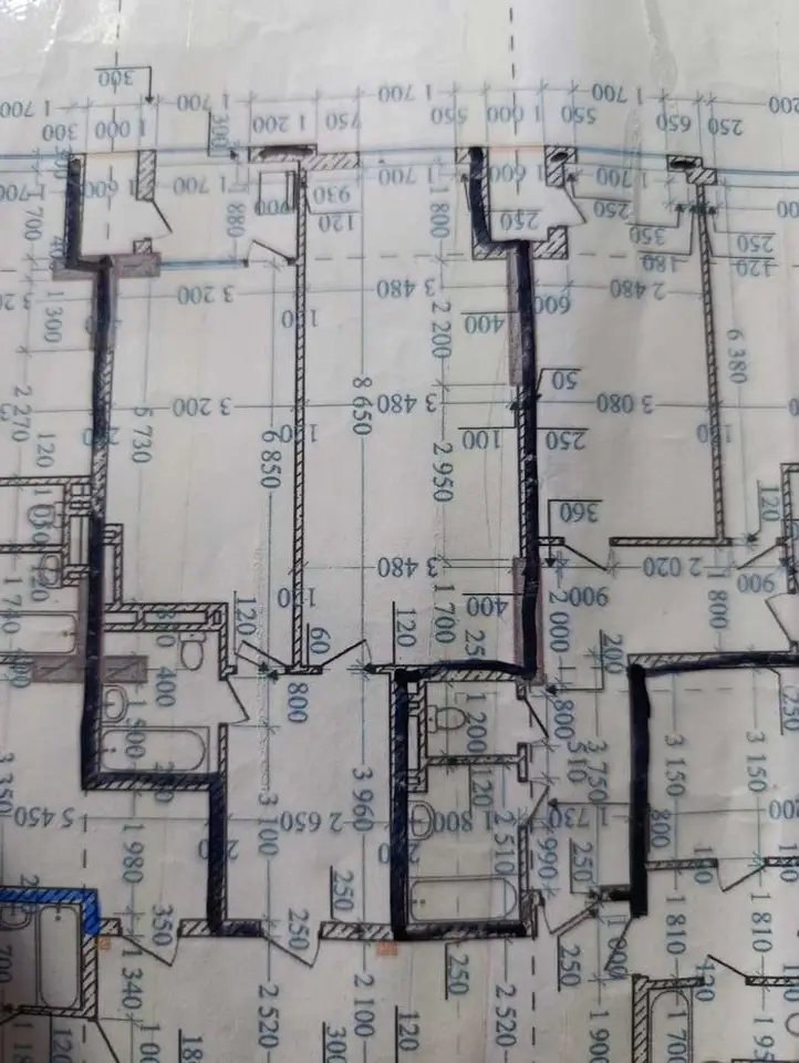 3-комн. квартира, 9 этаж, 75 м², Исмоили Сомони