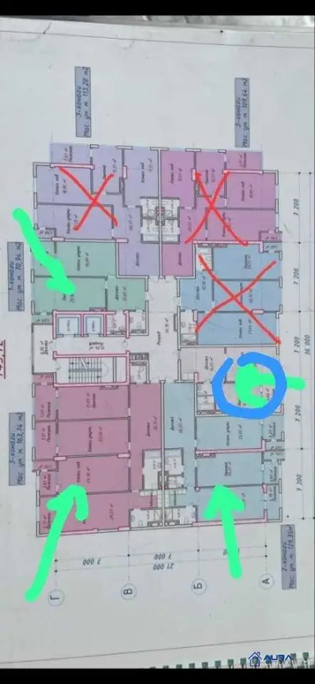 2-комн. квартира, 4 этаж, 62 м², Исмоили Сомони