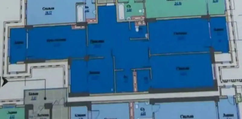 3-комн. квартира, 14 этаж, 142 м², Шохмансур