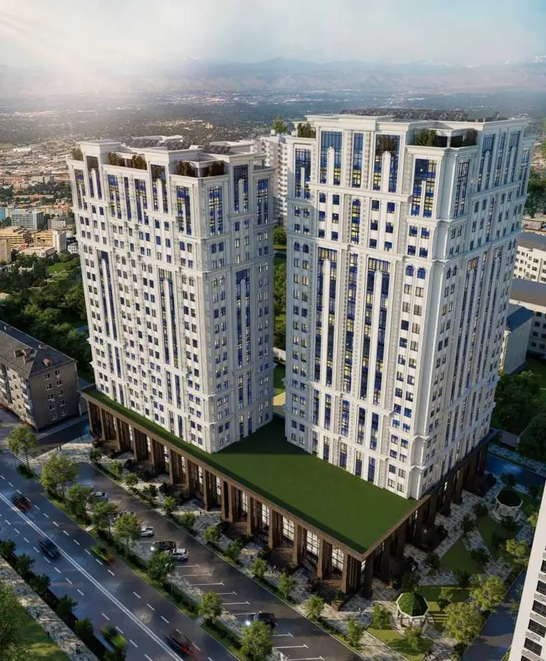 2-комн. квартира, 15 этаж, 101 м², Исмоили Сомони